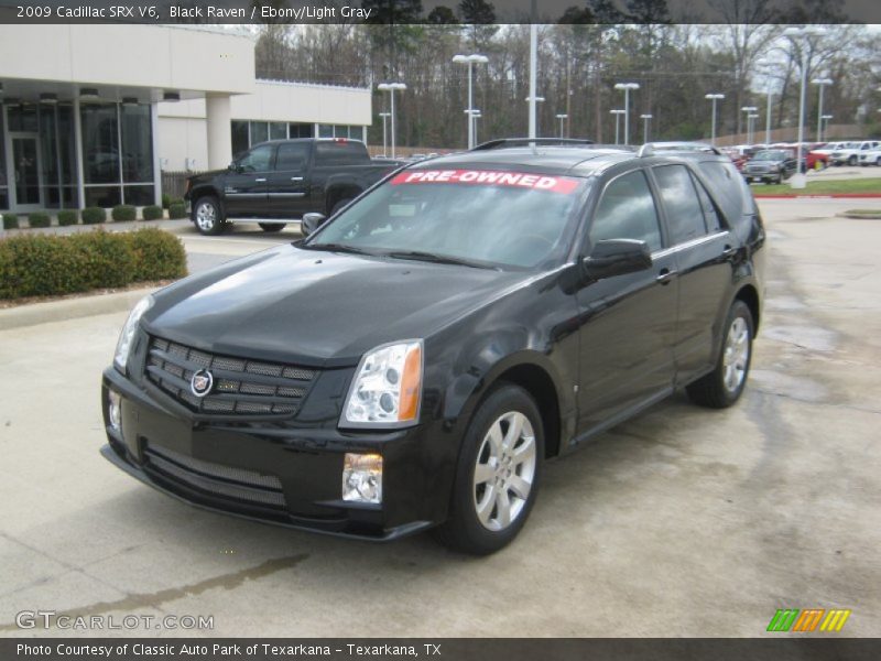 Black Raven / Ebony/Light Gray 2009 Cadillac SRX V6