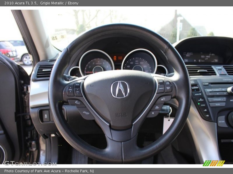 Grigio Metallic / Ebony 2010 Acura TL 3.5