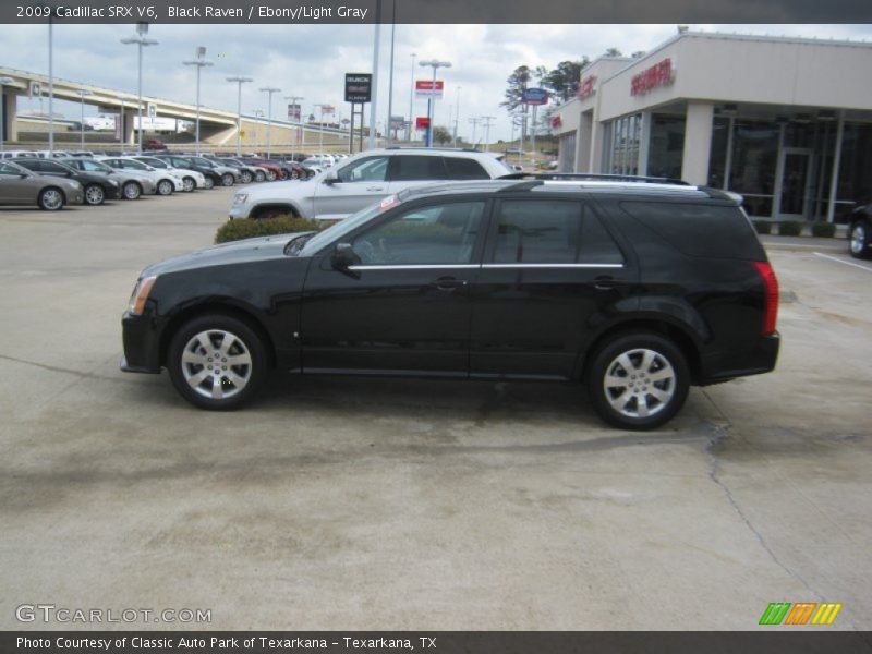 Black Raven / Ebony/Light Gray 2009 Cadillac SRX V6