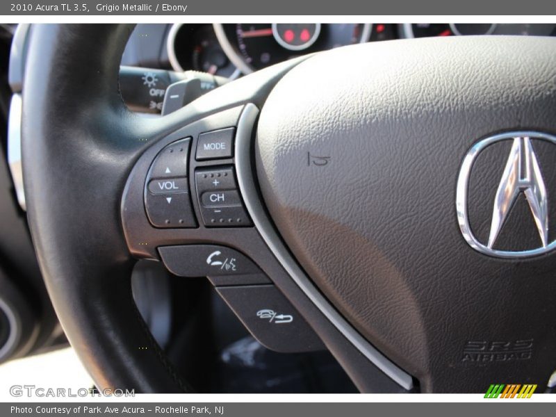 Grigio Metallic / Ebony 2010 Acura TL 3.5