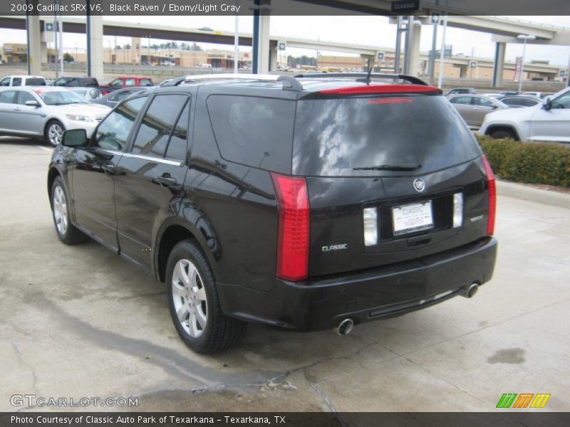 Black Raven / Ebony/Light Gray 2009 Cadillac SRX V6