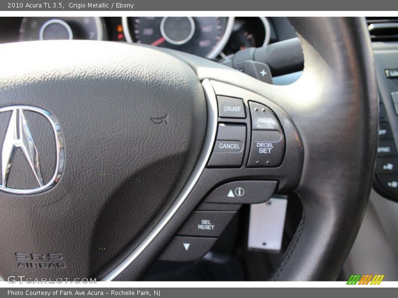 Grigio Metallic / Ebony 2010 Acura TL 3.5