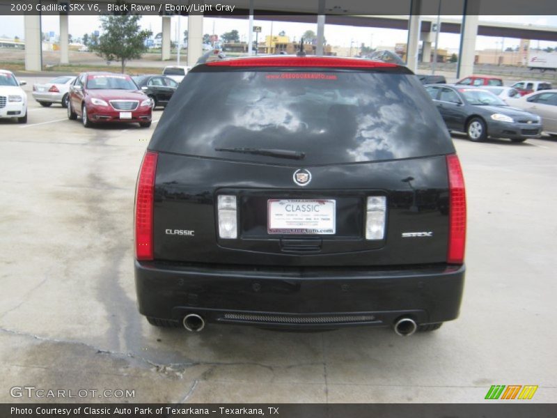 Black Raven / Ebony/Light Gray 2009 Cadillac SRX V6