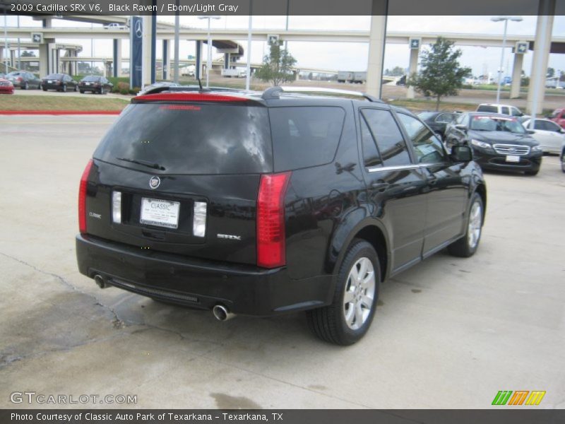 Black Raven / Ebony/Light Gray 2009 Cadillac SRX V6