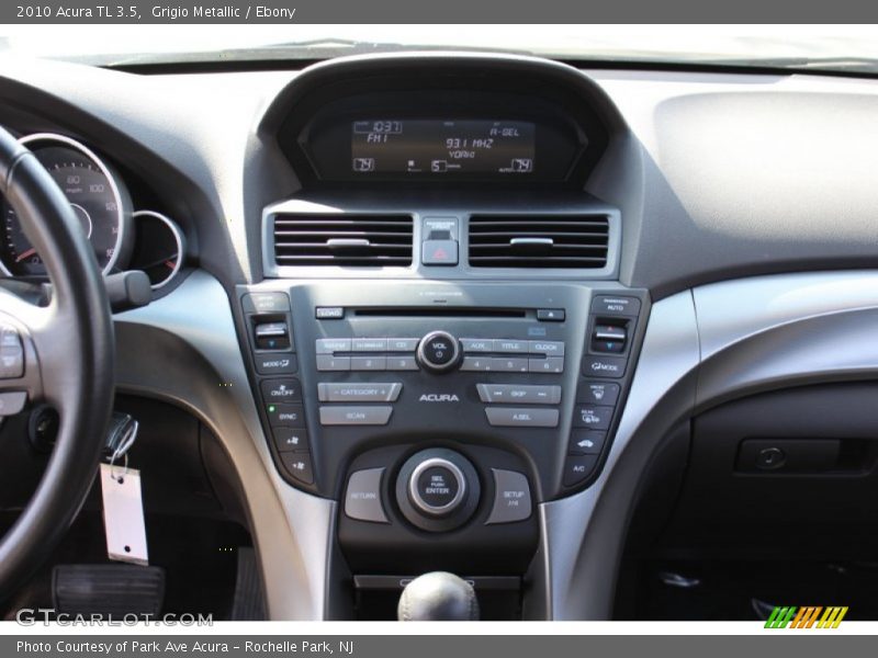 Grigio Metallic / Ebony 2010 Acura TL 3.5
