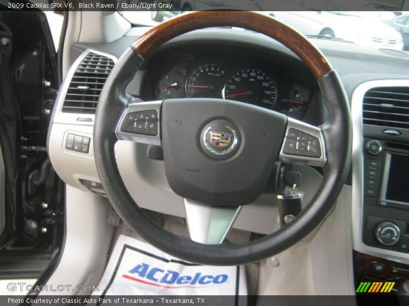 Black Raven / Ebony/Light Gray 2009 Cadillac SRX V6