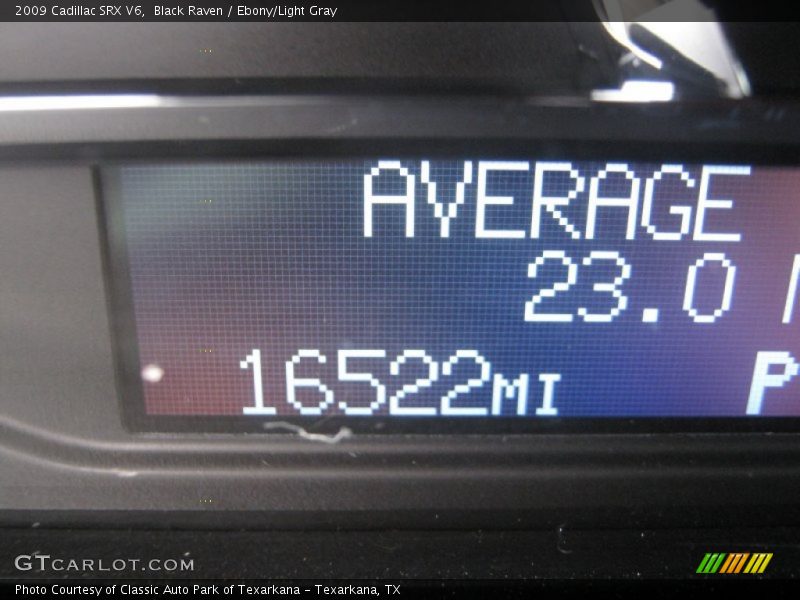 Black Raven / Ebony/Light Gray 2009 Cadillac SRX V6