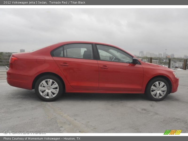 Tornado Red / Titan Black 2012 Volkswagen Jetta S Sedan