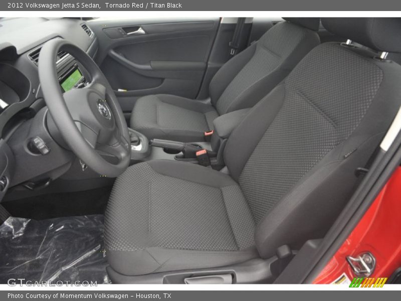 Tornado Red / Titan Black 2012 Volkswagen Jetta S Sedan