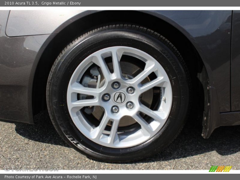 Grigio Metallic / Ebony 2010 Acura TL 3.5
