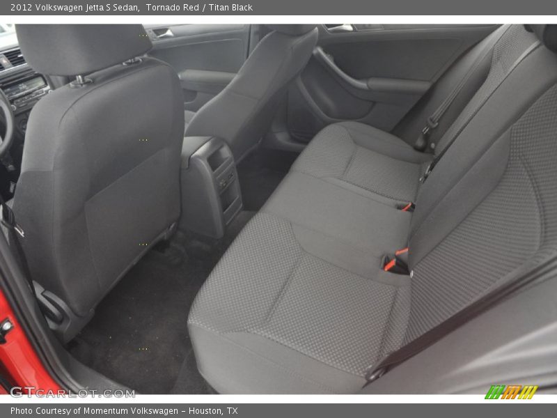 Tornado Red / Titan Black 2012 Volkswagen Jetta S Sedan