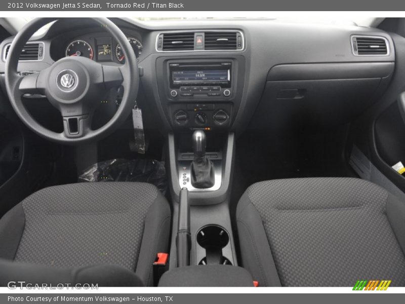 Tornado Red / Titan Black 2012 Volkswagen Jetta S Sedan