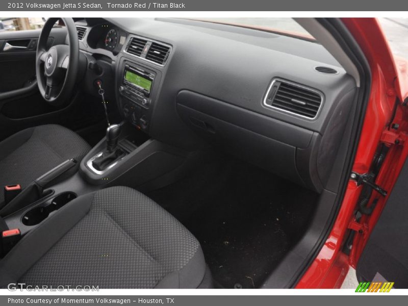 Tornado Red / Titan Black 2012 Volkswagen Jetta S Sedan
