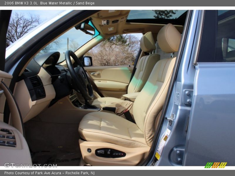 Blue Water Metallic / Sand Beige 2006 BMW X3 3.0i