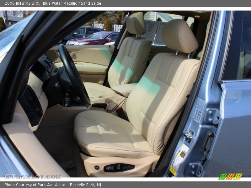 Front Seat of 2006 X3 3.0i