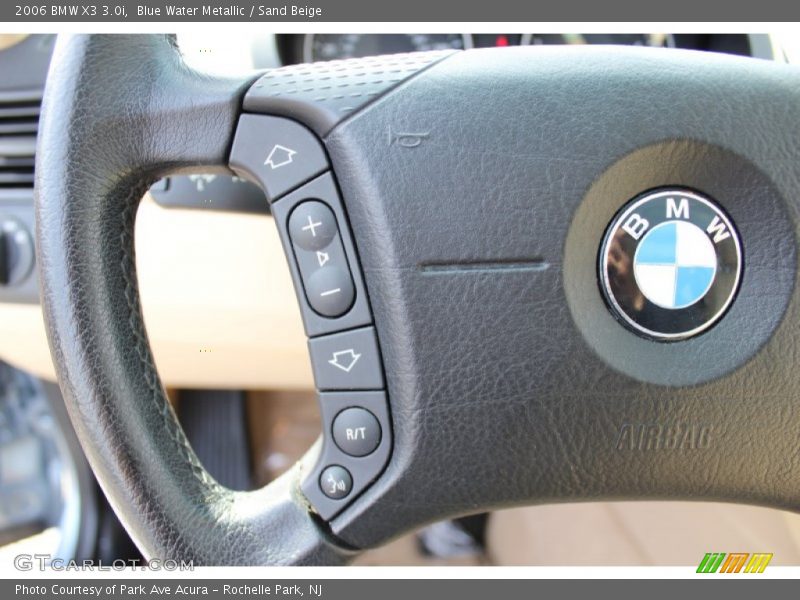 Blue Water Metallic / Sand Beige 2006 BMW X3 3.0i