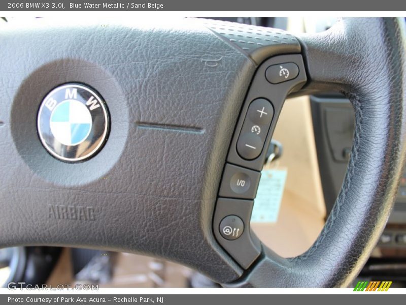 Blue Water Metallic / Sand Beige 2006 BMW X3 3.0i