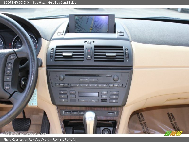 Blue Water Metallic / Sand Beige 2006 BMW X3 3.0i