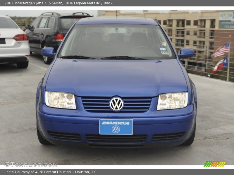 Blue Lagoon Metallic / Black 2001 Volkswagen Jetta GLS Sedan