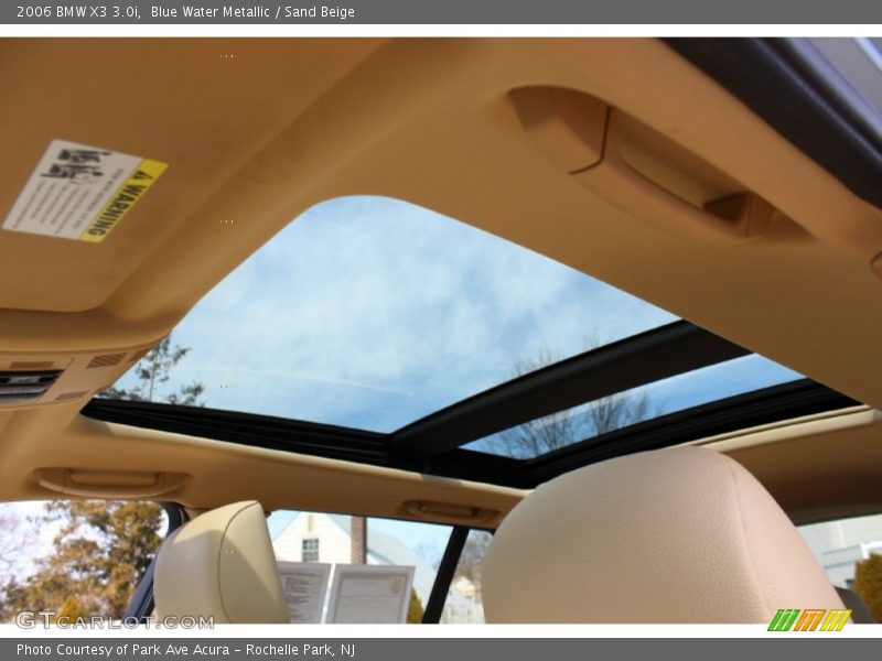 Sunroof of 2006 X3 3.0i