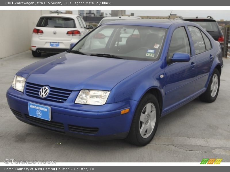 Blue Lagoon Metallic / Black 2001 Volkswagen Jetta GLS Sedan