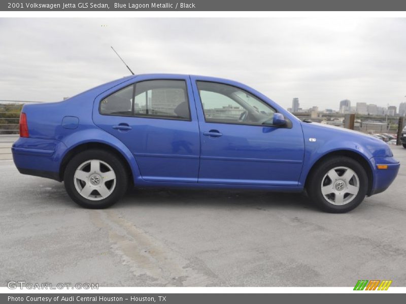 Blue Lagoon Metallic / Black 2001 Volkswagen Jetta GLS Sedan