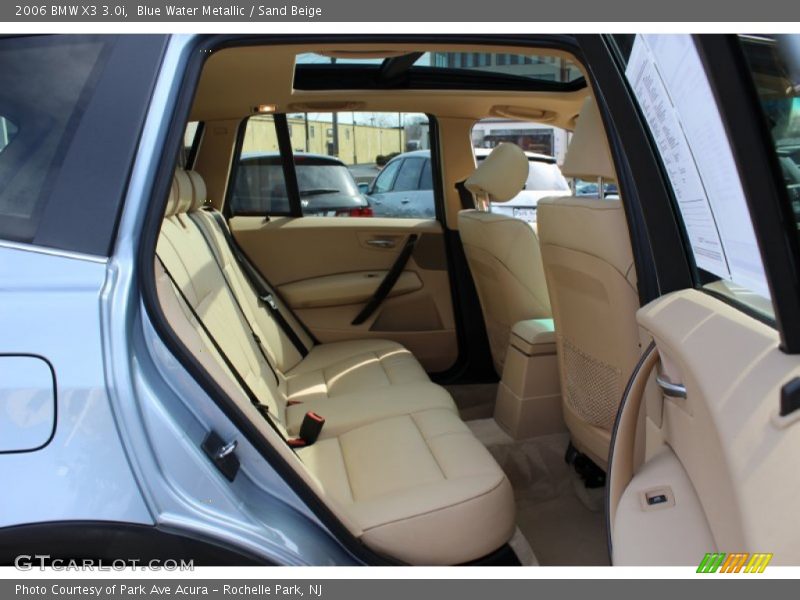 Blue Water Metallic / Sand Beige 2006 BMW X3 3.0i