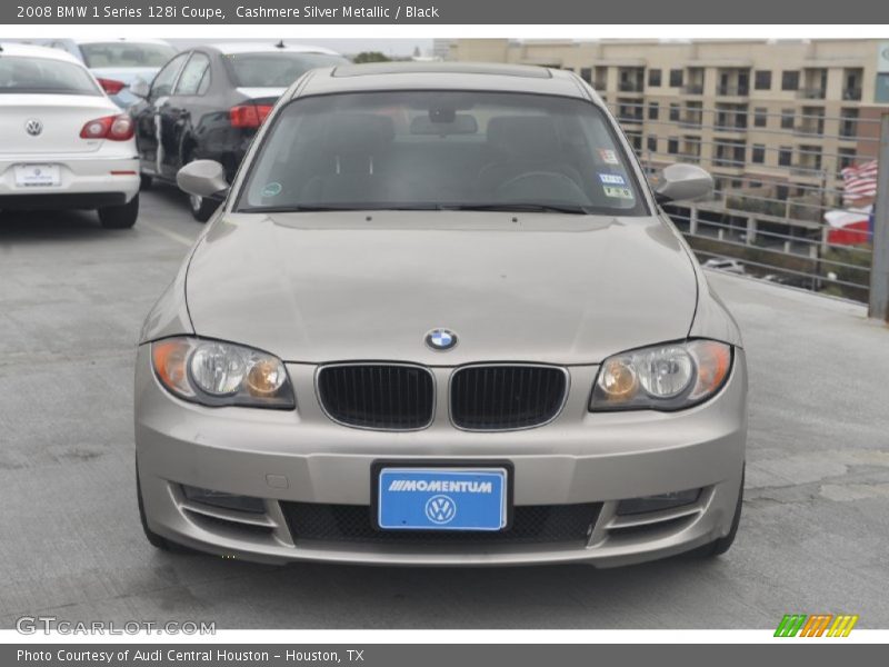 Cashmere Silver Metallic / Black 2008 BMW 1 Series 128i Coupe