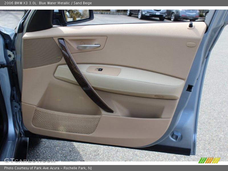 Blue Water Metallic / Sand Beige 2006 BMW X3 3.0i
