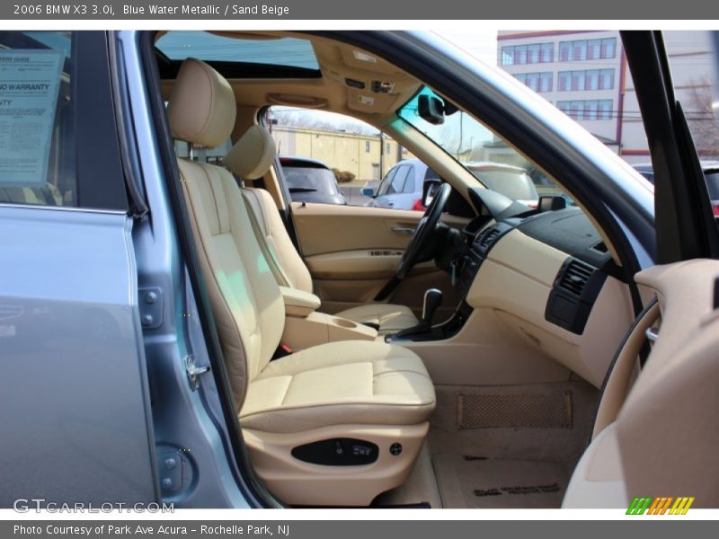 Blue Water Metallic / Sand Beige 2006 BMW X3 3.0i