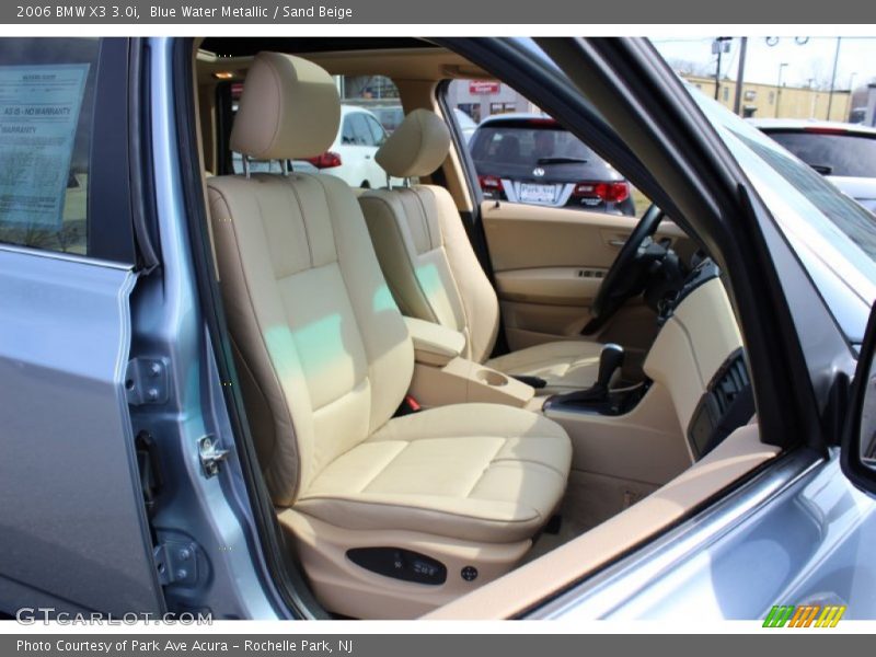 Blue Water Metallic / Sand Beige 2006 BMW X3 3.0i