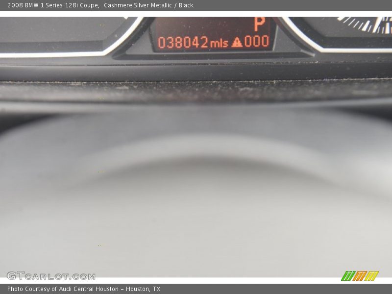 Cashmere Silver Metallic / Black 2008 BMW 1 Series 128i Coupe