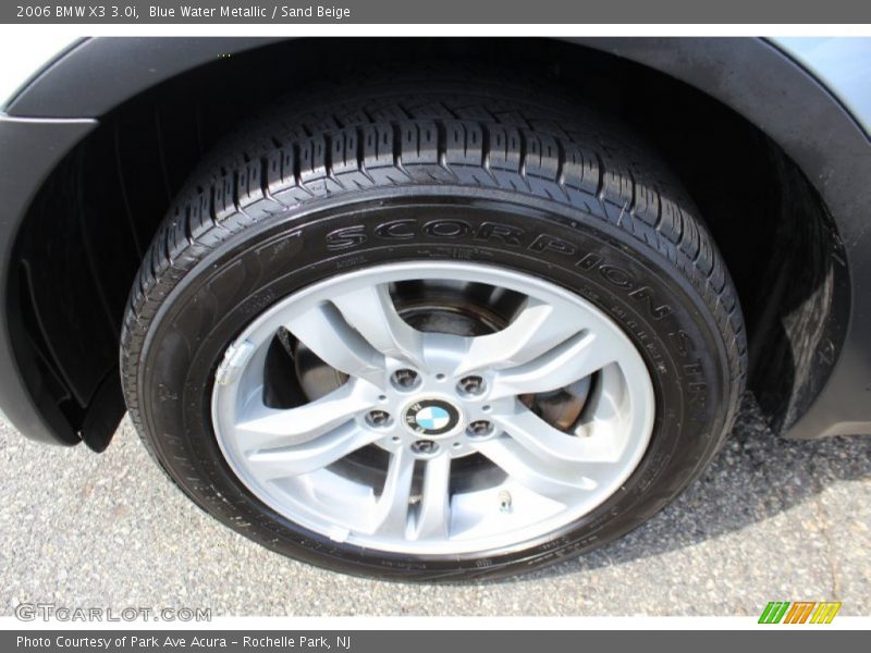Blue Water Metallic / Sand Beige 2006 BMW X3 3.0i