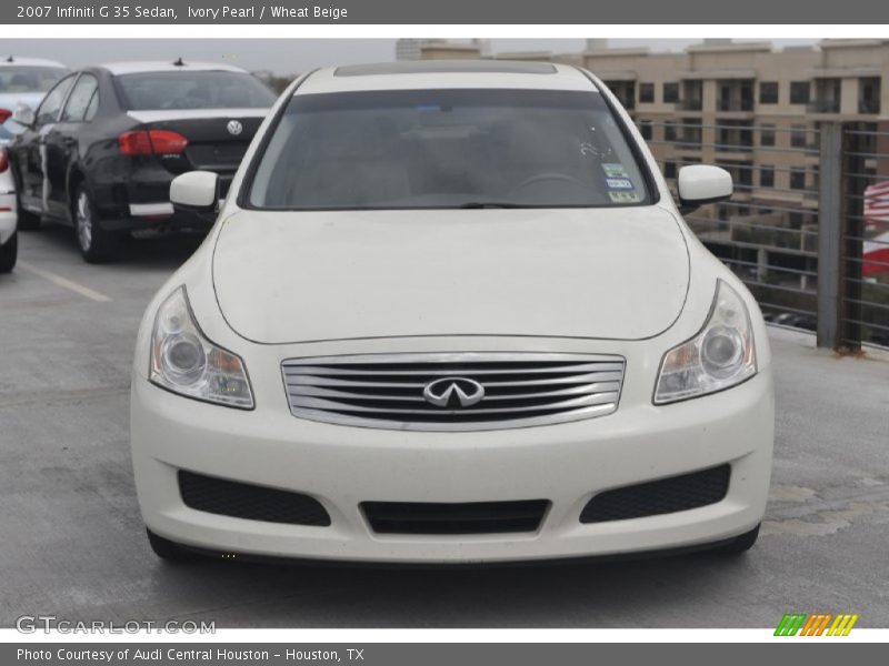 Ivory Pearl / Wheat Beige 2007 Infiniti G 35 Sedan