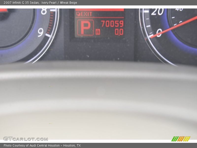 Ivory Pearl / Wheat Beige 2007 Infiniti G 35 Sedan