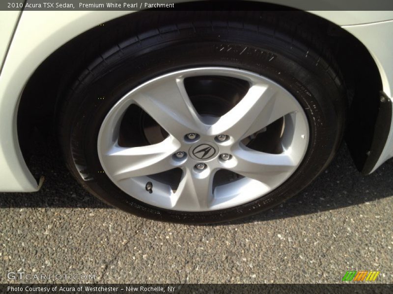 Premium White Pearl / Parchment 2010 Acura TSX Sedan
