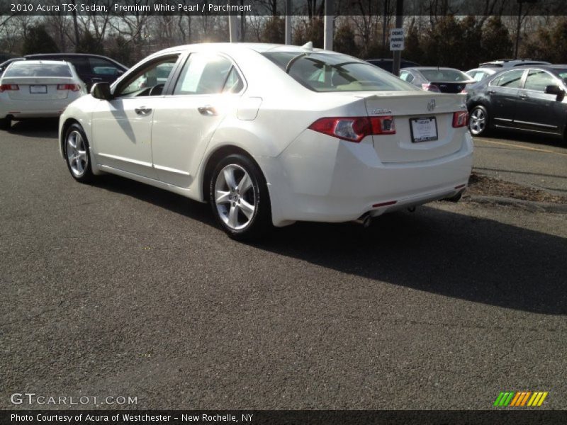 Premium White Pearl / Parchment 2010 Acura TSX Sedan