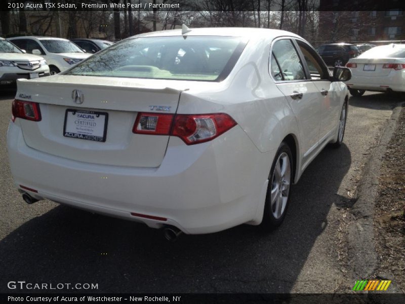 Premium White Pearl / Parchment 2010 Acura TSX Sedan