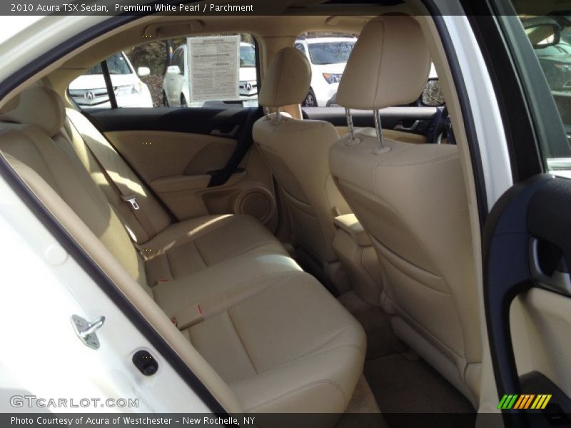 Premium White Pearl / Parchment 2010 Acura TSX Sedan