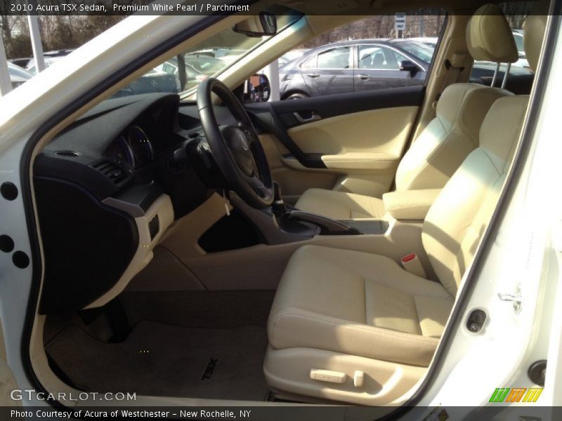 Premium White Pearl / Parchment 2010 Acura TSX Sedan