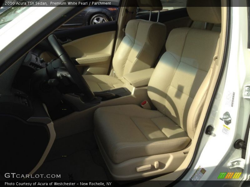 Premium White Pearl / Parchment 2010 Acura TSX Sedan