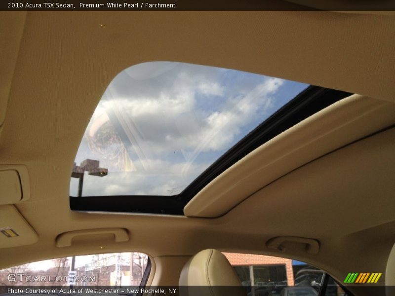 Premium White Pearl / Parchment 2010 Acura TSX Sedan
