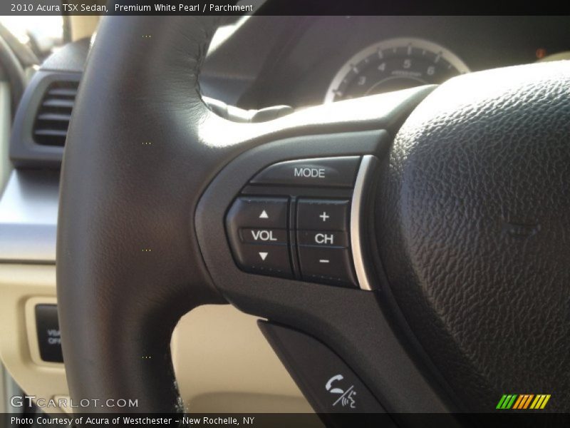 Premium White Pearl / Parchment 2010 Acura TSX Sedan