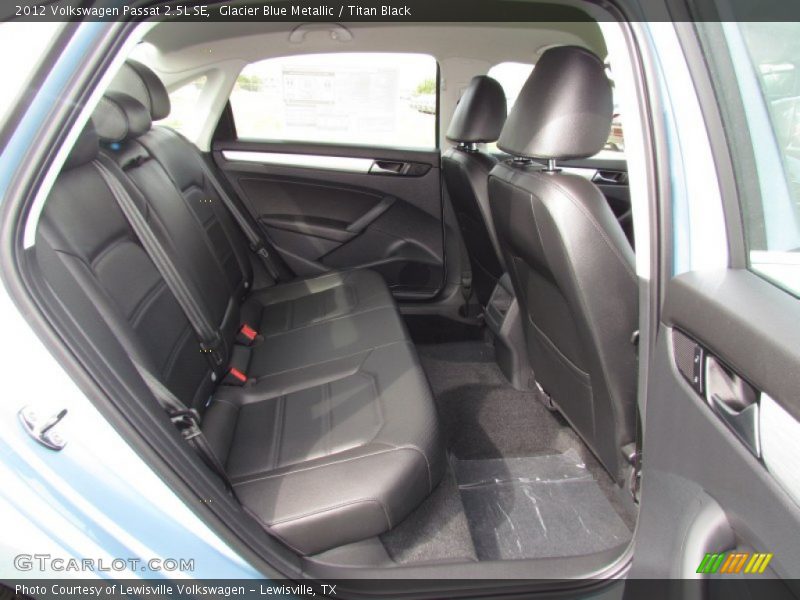 Glacier Blue Metallic / Titan Black 2012 Volkswagen Passat 2.5L SE