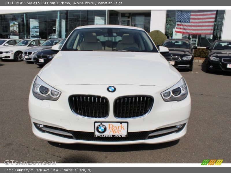 Alpine White / Venetian Beige 2011 BMW 5 Series 535i Gran Turismo