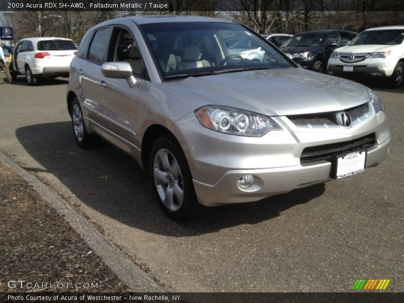 Palladium Metallic / Taupe 2009 Acura RDX SH-AWD