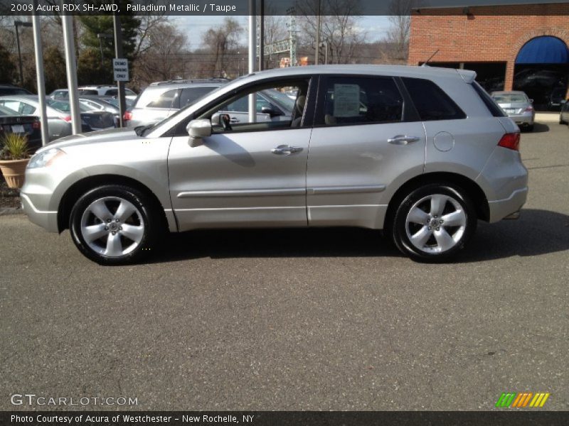 Palladium Metallic / Taupe 2009 Acura RDX SH-AWD