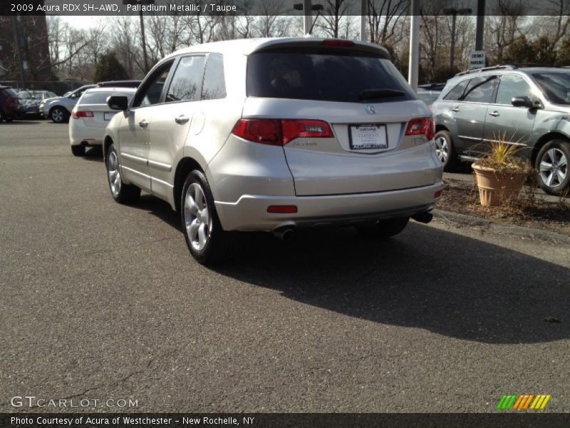 Palladium Metallic / Taupe 2009 Acura RDX SH-AWD
