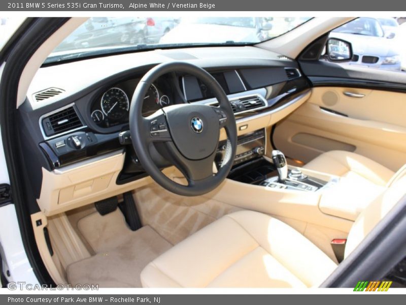 Venetian Beige Interior - 2011 5 Series 535i Gran Turismo 