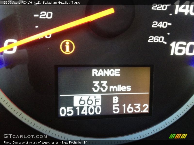 Palladium Metallic / Taupe 2009 Acura RDX SH-AWD